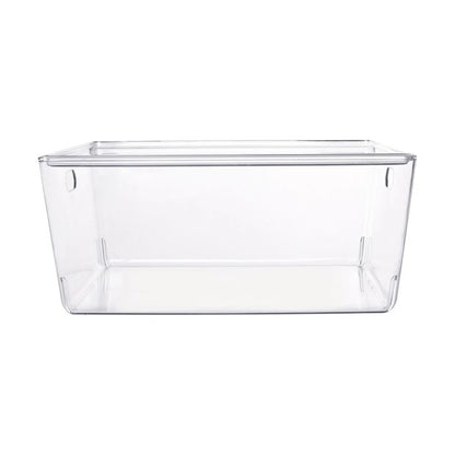 11L Smooth and Shiny Plastic Tub, Clear - Anko