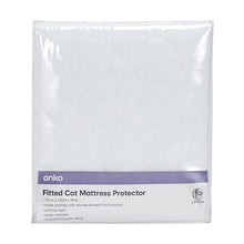 Fitted Cot Mattress Protector - Anko