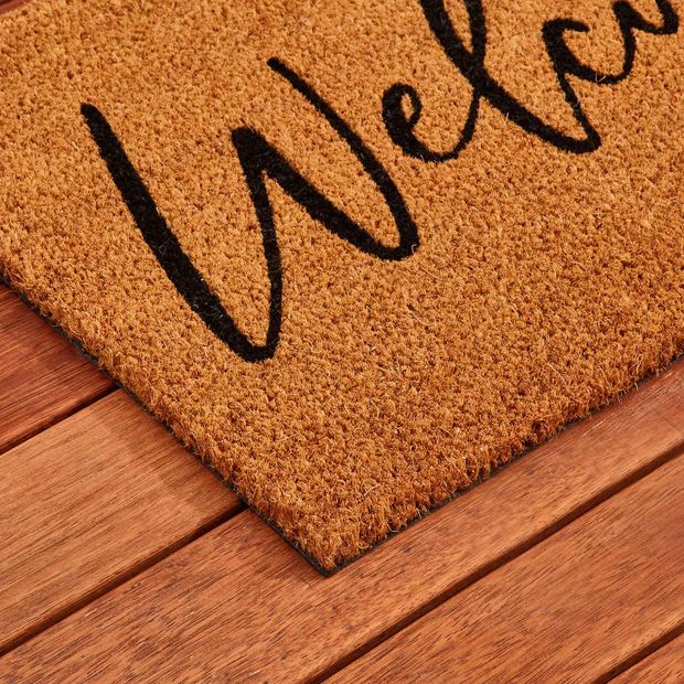 Welcome Coir Door Mat - Anko