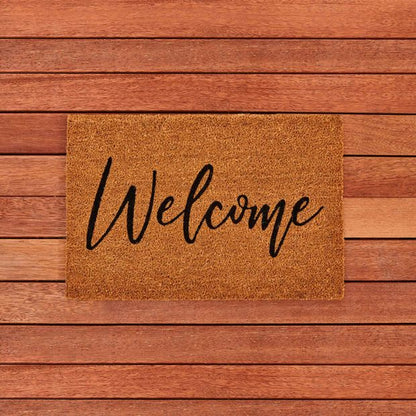 Welcome Coir Door Mat - Anko