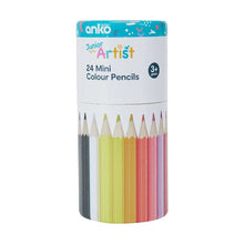 Junior Artist Mini Colour Pencils, 24 Pack - Anko