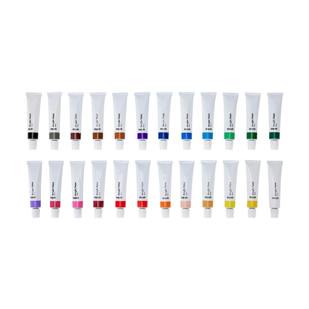 Acrylic Paints, 24 Pack - Anko