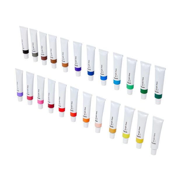 Acrylic Paints, 24 Pack - Anko