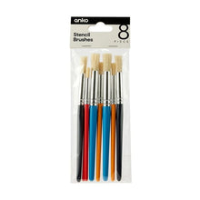 Stencil Brushes, 8 Pack - Anko