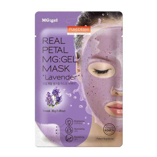 Real Petal MG:Gel Mask, Lavender - Purederm