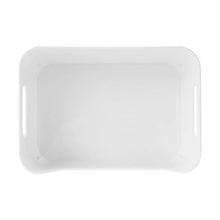 Small Cut Out Edge Storage Tub, White - Anko