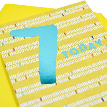 Hallmark Birthday Card - Age 7