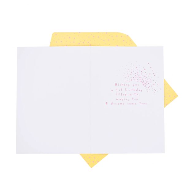 Hallmark Birthday Card Age 1 - Unicorn