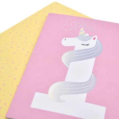Hallmark Birthday Card Age 1 - Unicorn