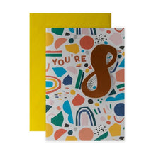 Connections from Hallmark 8th Birthday Card - Shapes & Colours