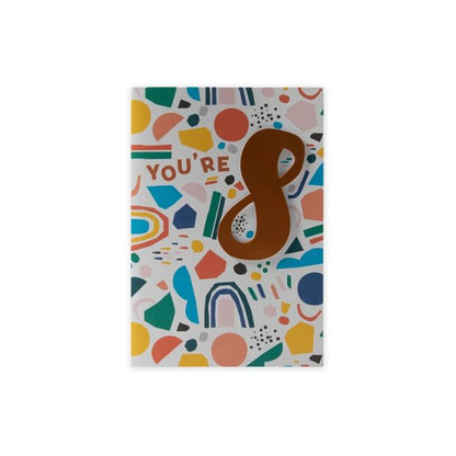 Connections from Hallmark 8th Birthday Card - Shapes & Colours