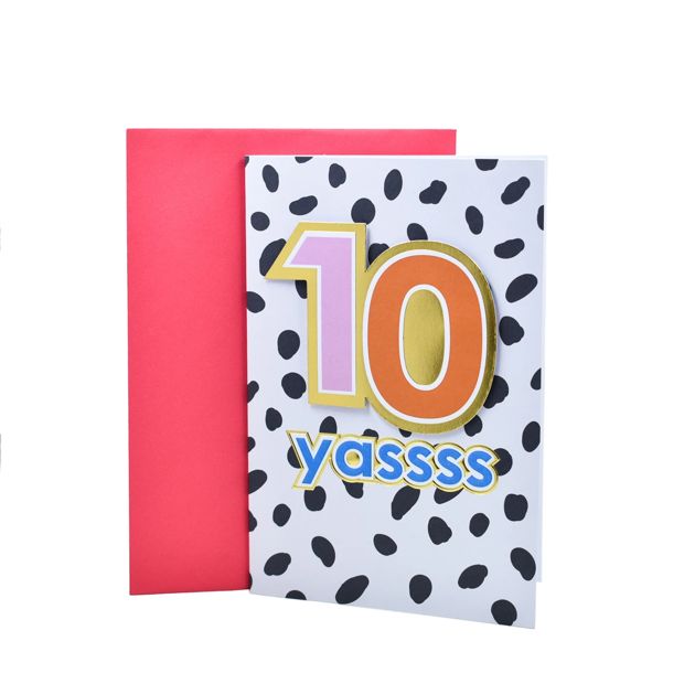 Hallmark Birthday Card - Age 10