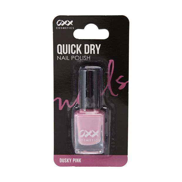 Quick Dry Nail Polish, Dusty Pink - OXX Cosmetics