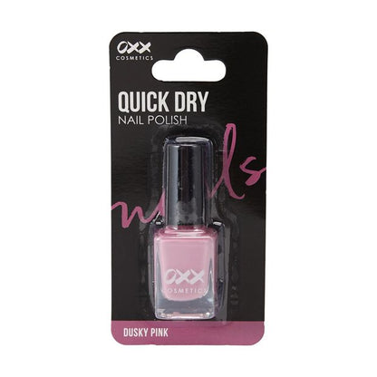 Quick Dry Nail Polish, Dusty Pink - OXX Cosmetics