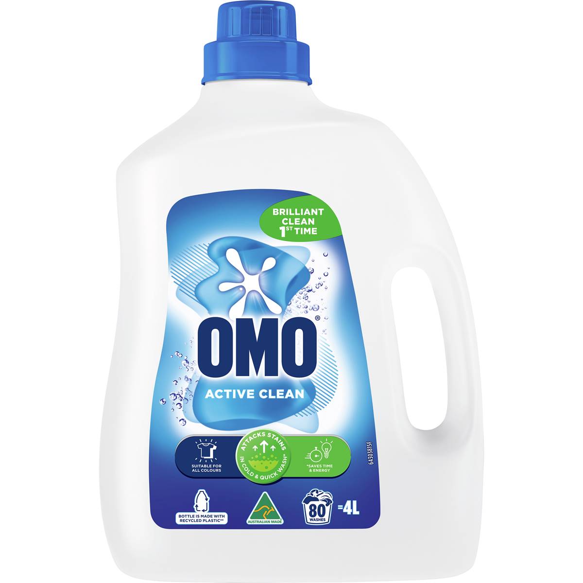 OMO Active Clean Laundry Liquid 4L
