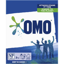 OMO Active Clean Washing Powder Front & Top Loader 2kg
