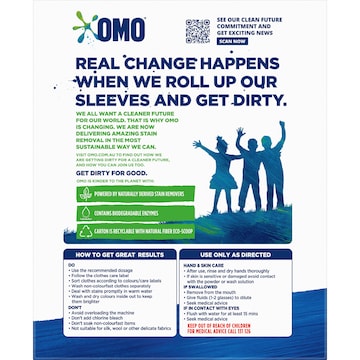 OMO Active Clean Laundry Powder Detergent 2kg