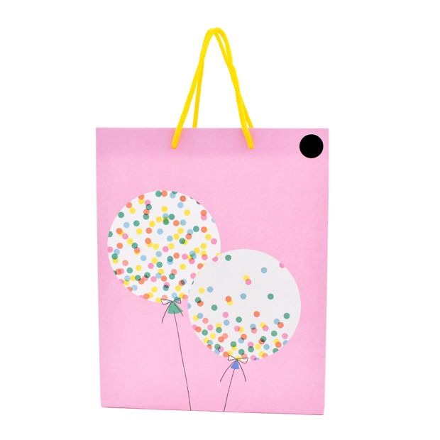 Hallmark Medium Pink Balloons Gift Bag