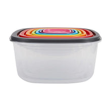 Square Food Containers, 7 Pack - Anko