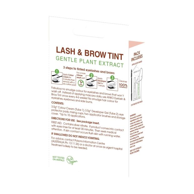 Lash & Brow Tint, Medium Brown - OXX Cosmetics