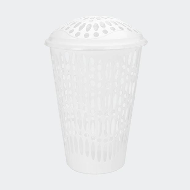 Round Laundry Hamper With Lid - Anko