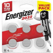 Energizer 2032 CR2032 Lithium Coin Battery 6 pack