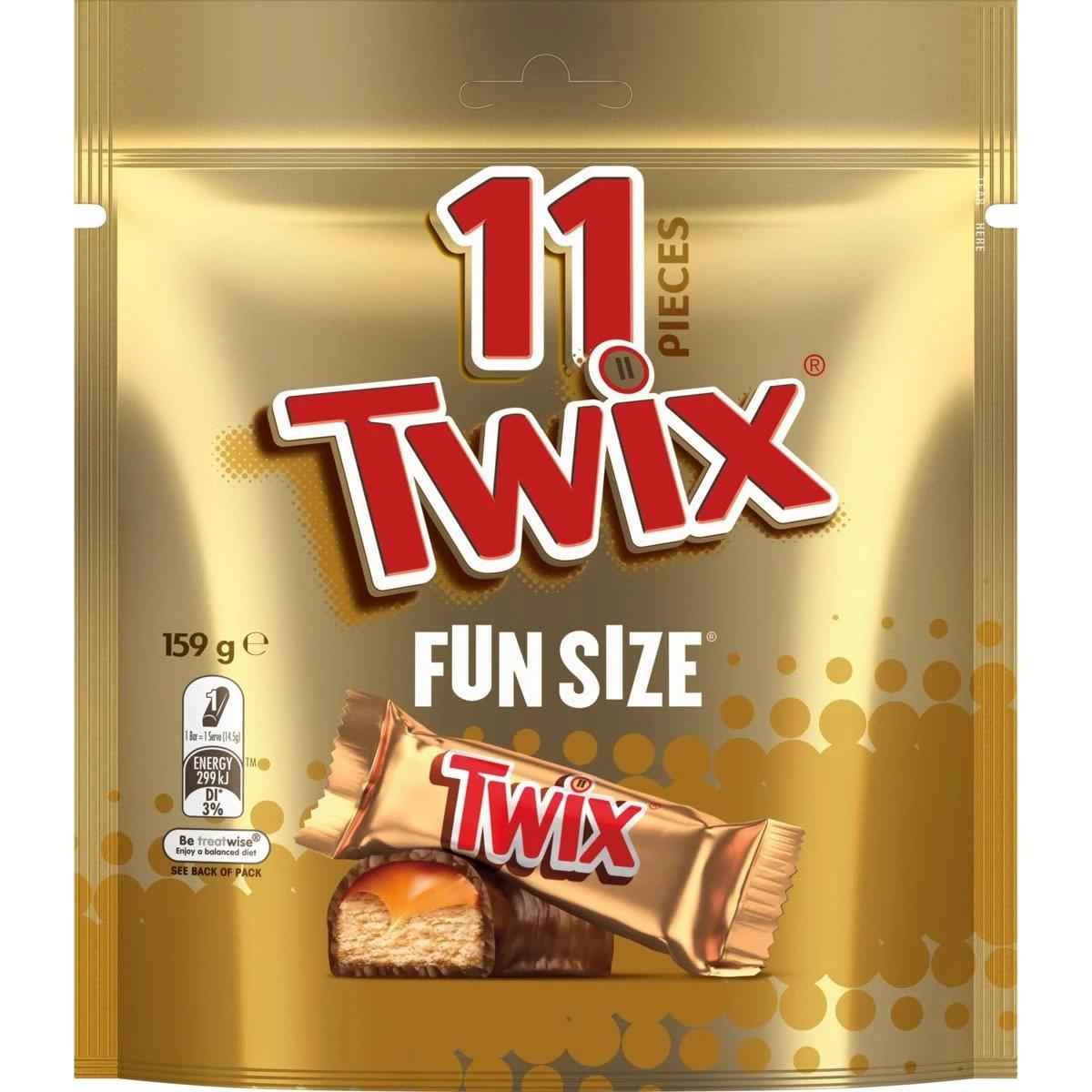 11 Piece Twix Fun Size Share Pack 159g