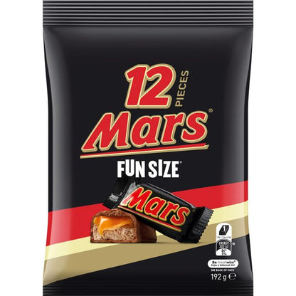 Mars 12 Piece Milk Chocolate Fun Size Share Pack 192g