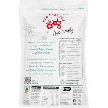 Red Tractor Protein Creamy Style Instant Oats Original 750g