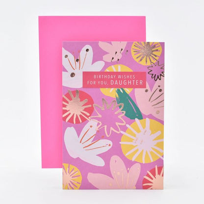 Hallmark Birthday Card for Daughter - Pink Floral