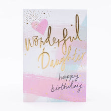 Hallmark Birthday Card for Daughter - Colourful Paint Strokes