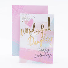 Hallmark Birthday Card for Daughter - Colourful Paint Strokes