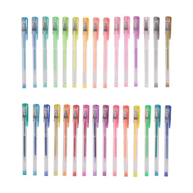 Gel Pen, 30 Pack - Anko