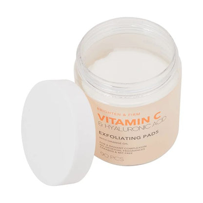 Vitamin C & Hyaluronic Acid Exfoliating Pads, 90 Pieces - Anko