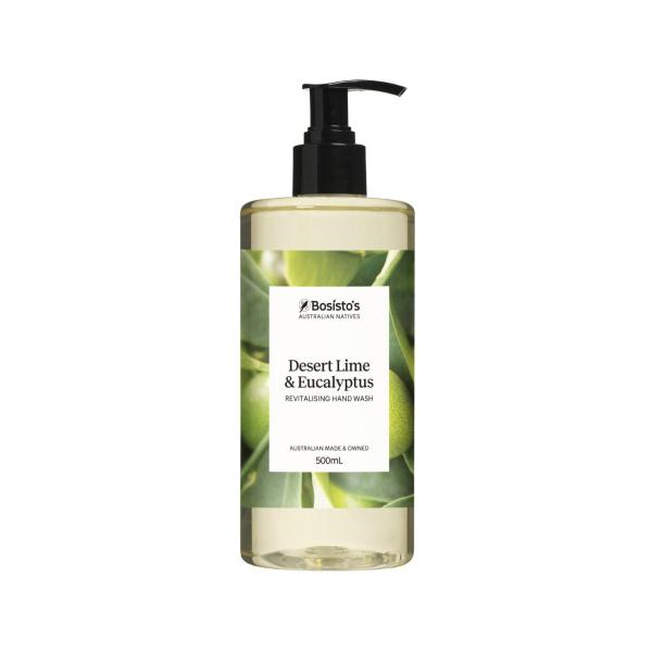 BOSISTOS DESERT LIME & EUCALYPTUS HAND WASH PUMP 500ML