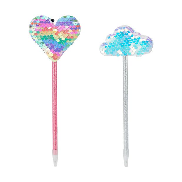 Sequin & Sparkle Pen, Assorted - Anko