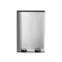 2 Compartment Stainless Steel Recycle Bin, 40L - Anko