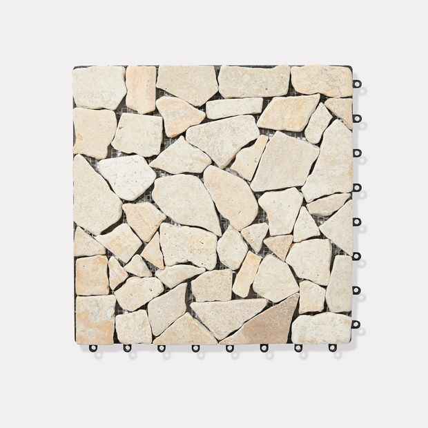 Stone Decking Tiles, 4 Pack - Anko