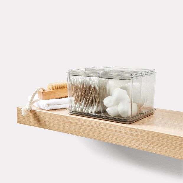 Clear Organisers, Set of 4 - Anko