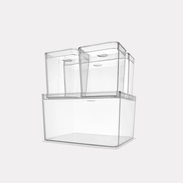 Clear Organisers, Set of 4 - Anko