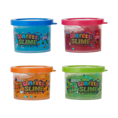 Scentos Scented Confetti Slime - 4 Pack