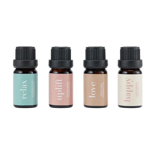 The SPA Collection Fragrance Oil, 4 Pack - Anko