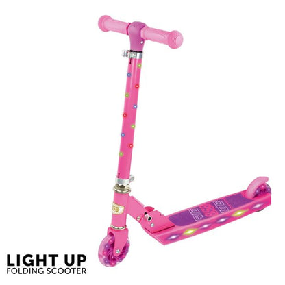 858 Light Up Folding Scooter