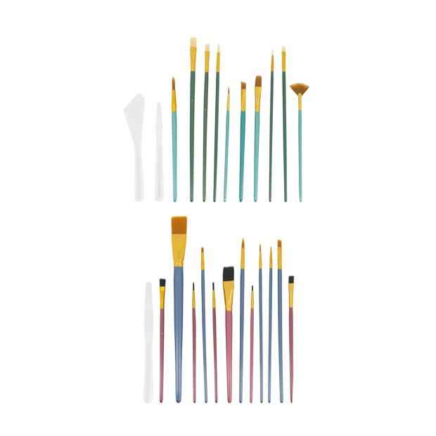 All Media Artist Brush Set, 25 Pack - Anko