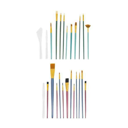 All Media Artist Brush Set, 25 Pack - Anko
