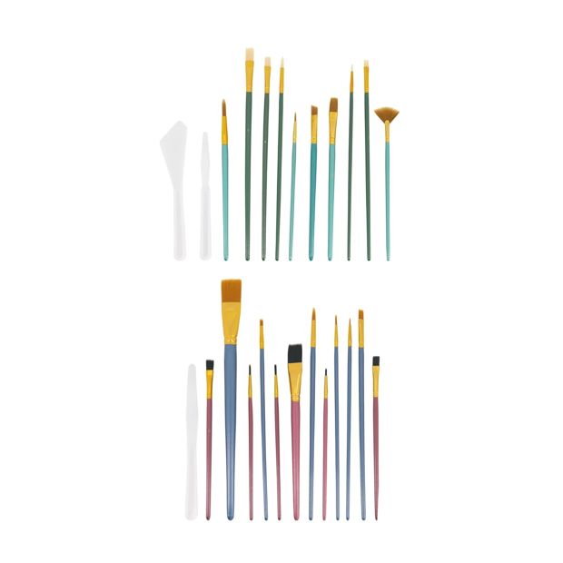 All Media Artist Brush Set, 25 Pack - Anko