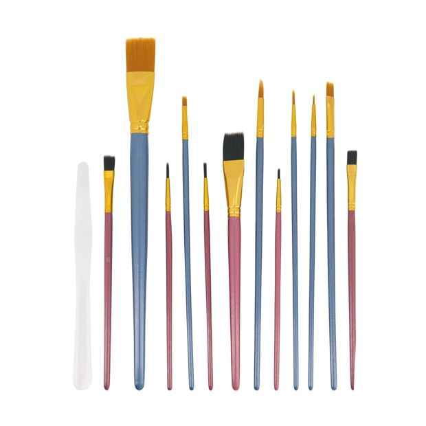 All Media Artist Brush Set, 25 Pack - Anko