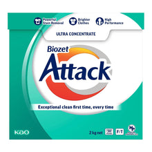 Biozet Attack Front & Top Loader Laundry Powder 2kg