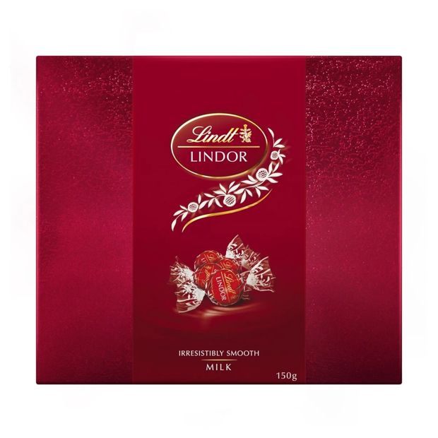 Lindt LINDOR Milk Chocolate Gift Box 150g