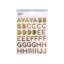 Foil Alphabet Stickers - Anko